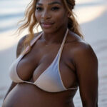 CONGRATULATIONS! Serena Williams the Tennis Legend Ignites the Internet with Stunning Bikini Photos, Showcasing Baby Bump in Third Pregnancy Extravaganza!